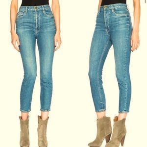 THE GREAT. The Peg blue denim jeans.  Size 31.